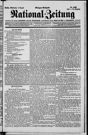 Nationalzeitung vom 02.08.1905