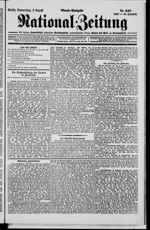 Nationalzeitung vom 03.08.1905