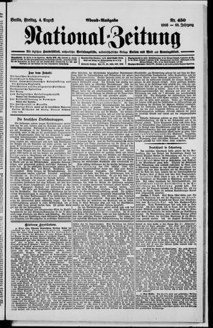 Nationalzeitung vom 04.08.1905