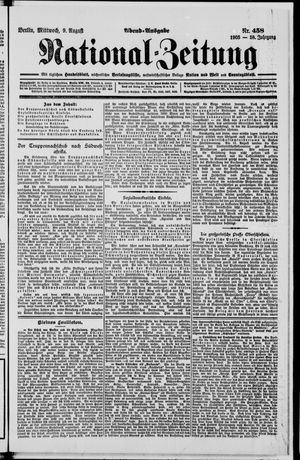 Nationalzeitung on Aug 9, 1905