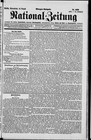 Nationalzeitung vom 12.08.1905