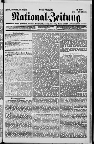 Nationalzeitung vom 16.08.1905