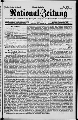 Nationalzeitung vom 18.08.1905