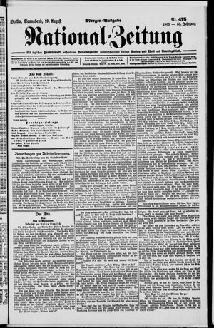 Nationalzeitung vom 19.08.1905