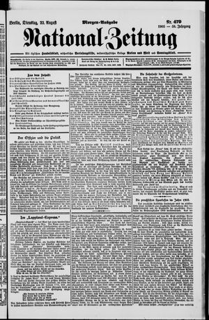 Nationalzeitung vom 22.08.1905