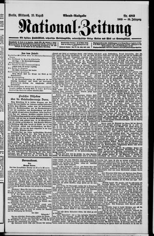 Nationalzeitung vom 23.08.1905
