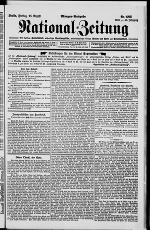 Nationalzeitung on Aug 25, 1905