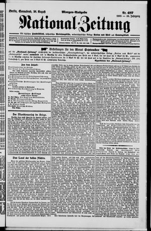 Nationalzeitung on Aug 26, 1905