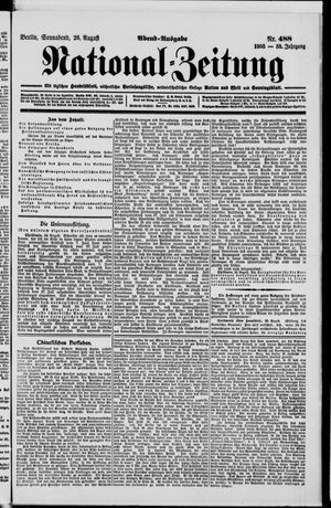 Nationalzeitung vom 26.08.1905