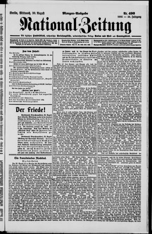 Nationalzeitung vom 30.08.1905