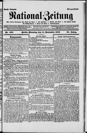 Nationalzeitung on Nov 14, 1905