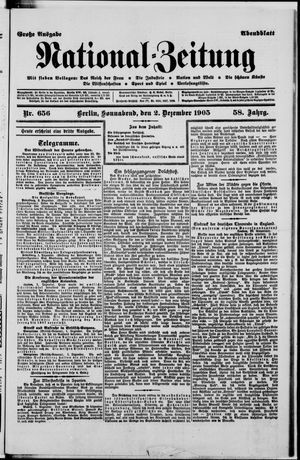 Nationalzeitung vom 02.12.1905