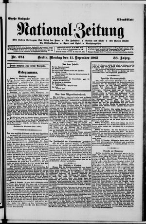 Nationalzeitung vom 11.12.1905