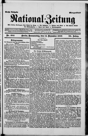 Nationalzeitung vom 14.12.1905