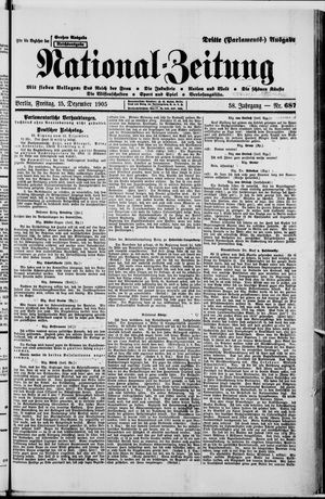 Nationalzeitung on Dec 15, 1905