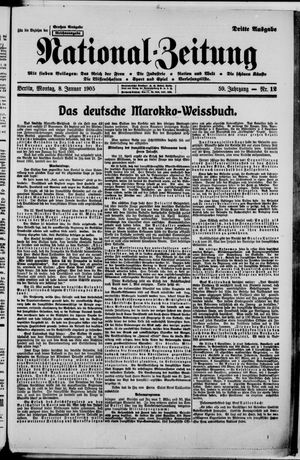 Nationalzeitung on Jan 8, 1906