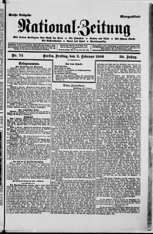 Nationalzeitung vom 02.02.1906