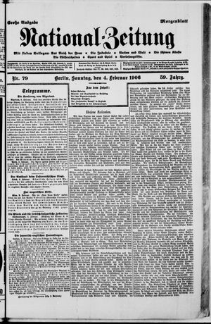 Nationalzeitung vom 04.02.1906