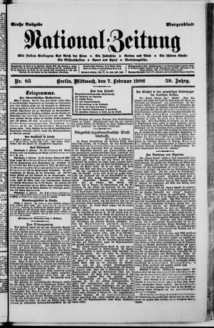 National-Zeitung vom 07.02.1906