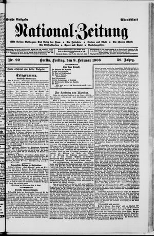 Nationalzeitung on Feb 9, 1906
