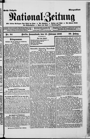 Nationalzeitung on Feb 10, 1906