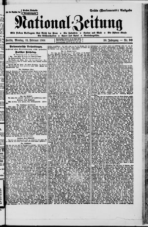 Nationalzeitung vom 12.02.1906
