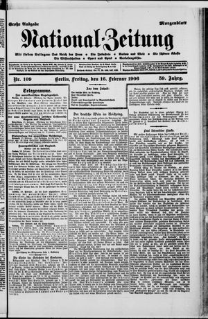Nationalzeitung vom 16.02.1906