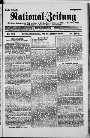 Nationalzeitung vom 22.02.1906