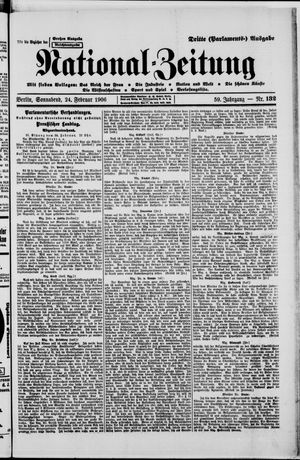 National-Zeitung on Feb 24, 1906