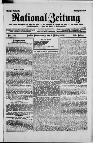 Nationalzeitung vom 01.03.1906
