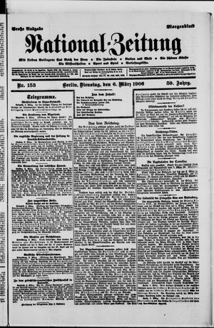 Nationalzeitung vom 06.03.1906