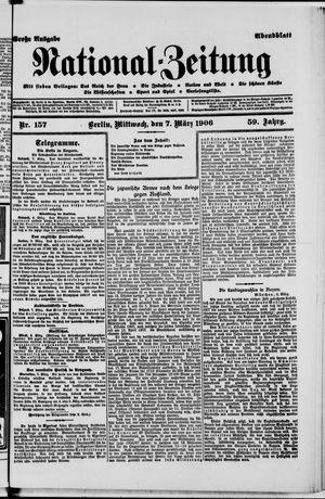 Nationalzeitung on Mar 7, 1906