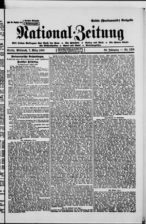 Nationalzeitung on Mar 7, 1906