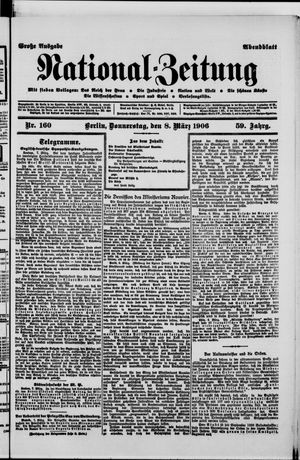 Nationalzeitung vom 08.03.1906