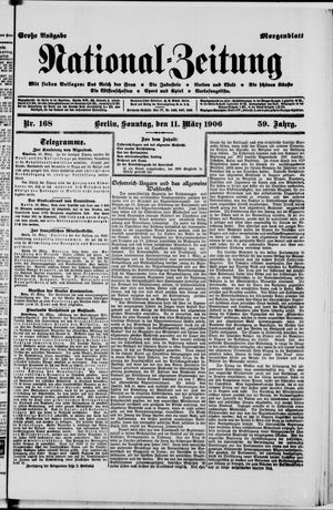 Nationalzeitung vom 11.03.1906