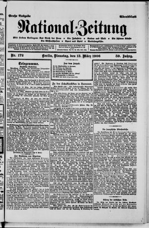 Nationalzeitung on Mar 13, 1906