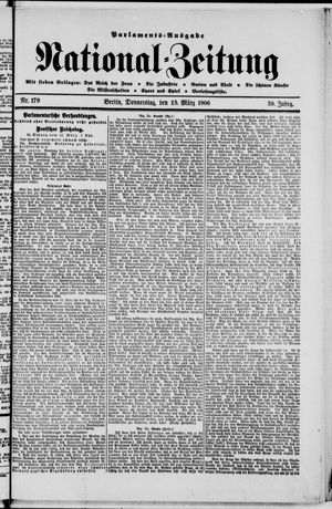 Nationalzeitung on Mar 15, 1906