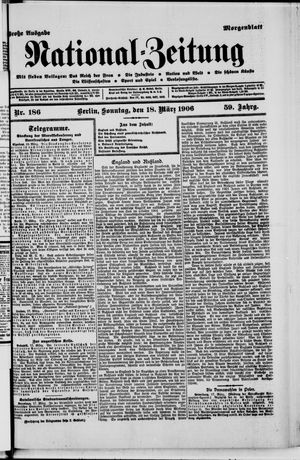 Nationalzeitung on Mar 18, 1906