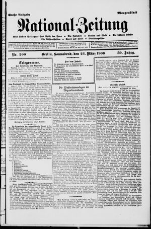 Nationalzeitung vom 24.03.1906