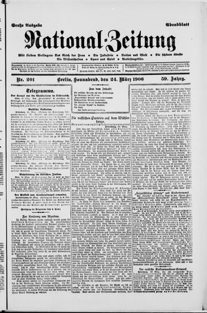 Nationalzeitung vom 24.03.1906