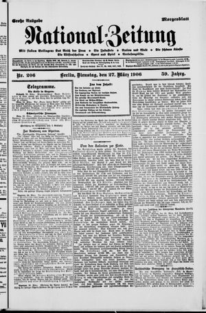 Nationalzeitung on Mar 27, 1906