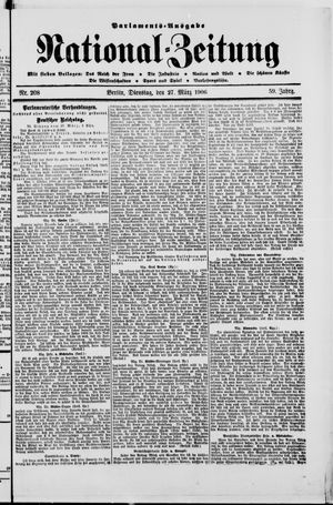 Nationalzeitung vom 27.03.1906