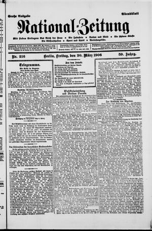 Nationalzeitung on Mar 30, 1906