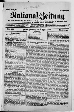 Nationalzeitung on Apr 1, 1906