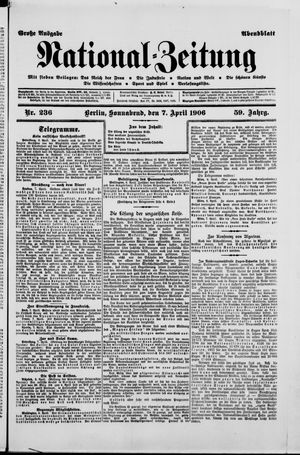 National-Zeitung vom 07.04.1906