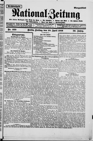 Nationalzeitung on Apr 20, 1906