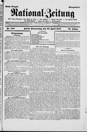 Nationalzeitung on Apr 26, 1906