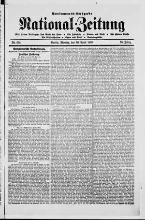 Nationalzeitung vom 30.04.1906