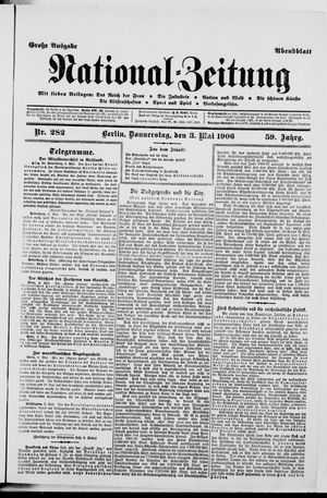 Nationalzeitung on May 3, 1906