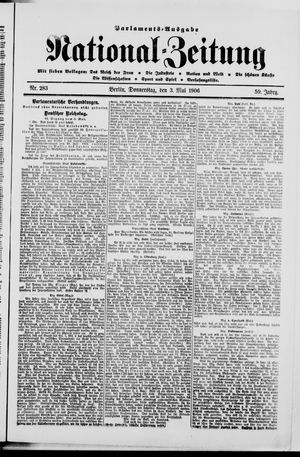 Nationalzeitung on May 3, 1906